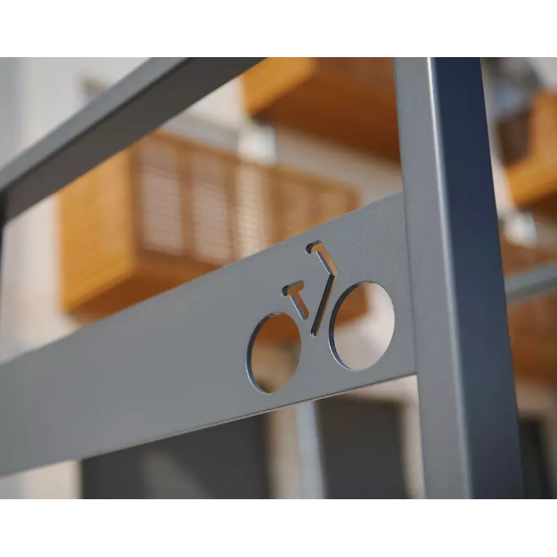 Square tube sheffield bicycle stand - Procity - Image 4