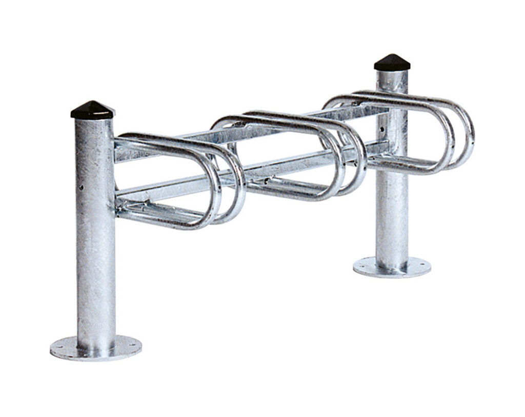 Galvanised Bike Rack with 3 or 6 Spaces Available - Workplace Outdoor ...