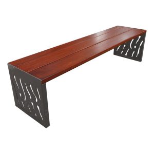 Venice wood and steel bench - Procity
