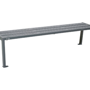 Silaos® steel bench - Procity Grey