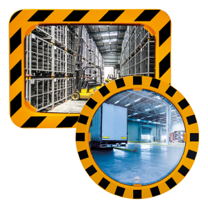 Vialux Industrial convex safety mirror