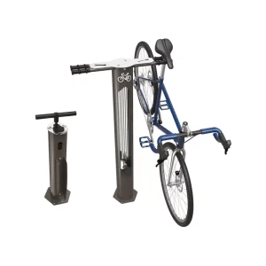 Public bicycle repair point and air pump - Procity
