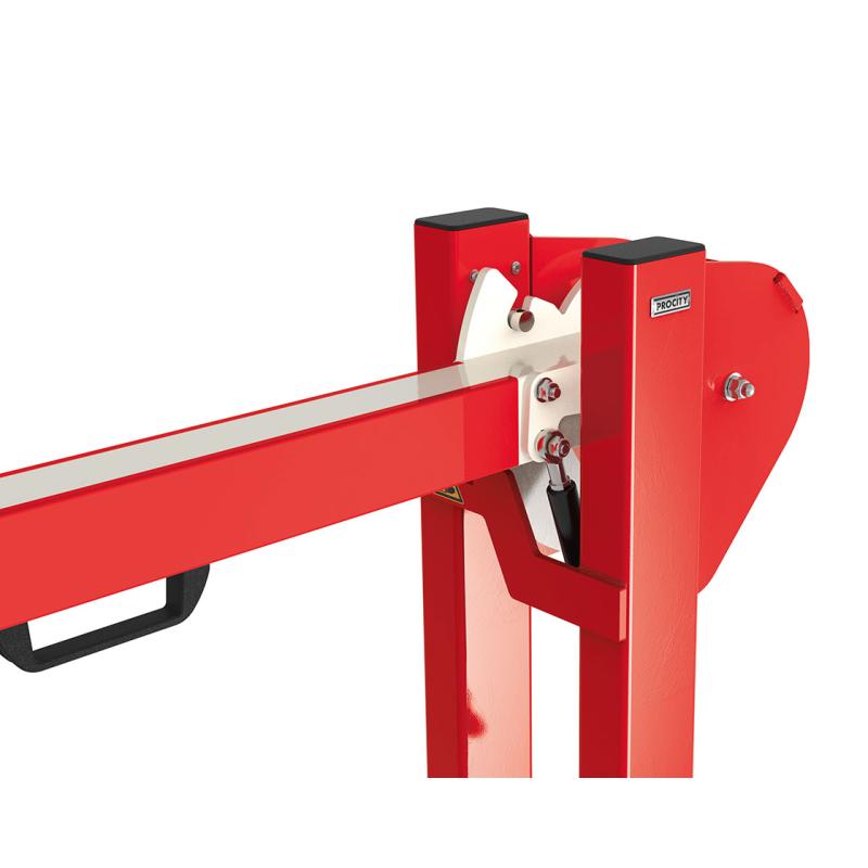Rising boom barrier with gas strut system - Procity - Image 2
