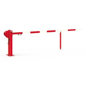 Rising boom barrier with gas strut system - Procity