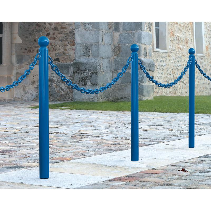 Chain Posts | One or Two Ringlet Options - Workplace Outdoor Solutions